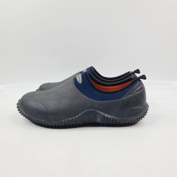 Muck Boots Women's Black Edgewater Camp Rubber Slip-On Moccasins Size 9 - Picture 2 of 7